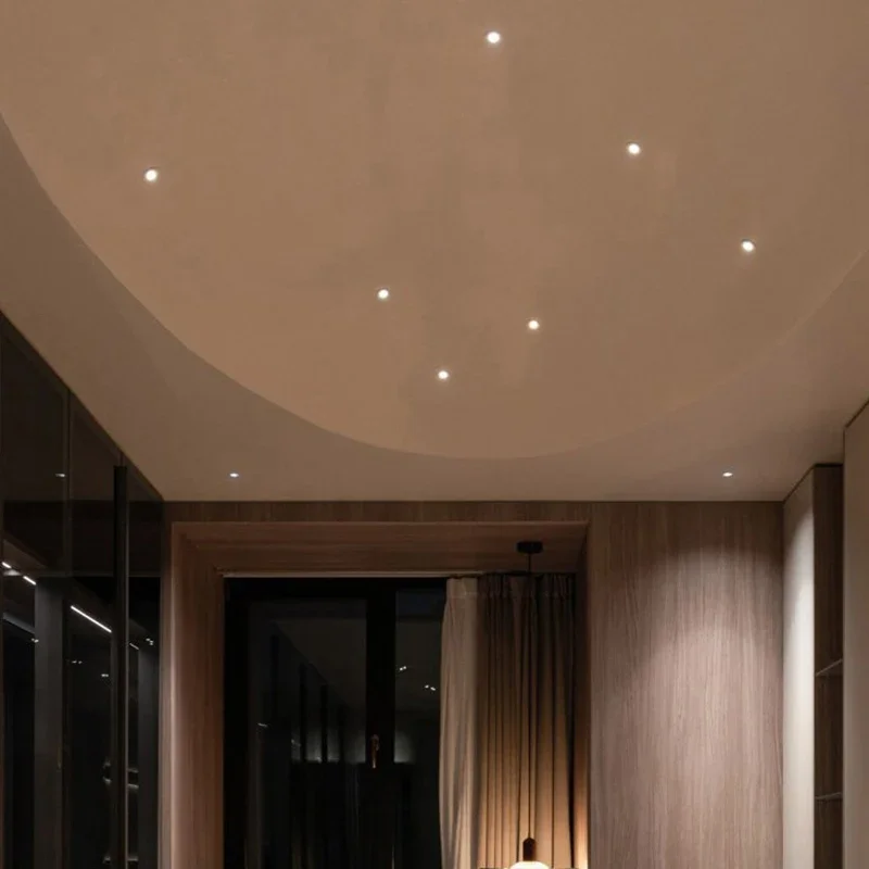 Pequeño foco LED empotrable de techo COB 1WD controlador regulable incluido para escaparate de casa gabinete Hotel rodapié, Etc.