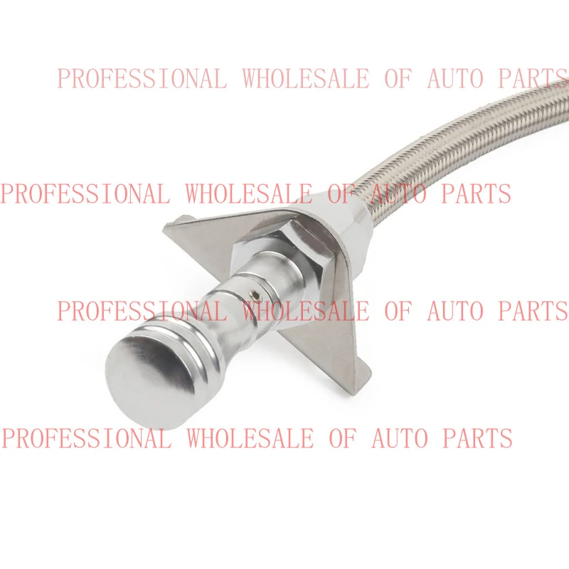 V+ For GM Chevy TH350 TH400 Turbo SBC BBC Flexible Stainless Transmission Dipstick