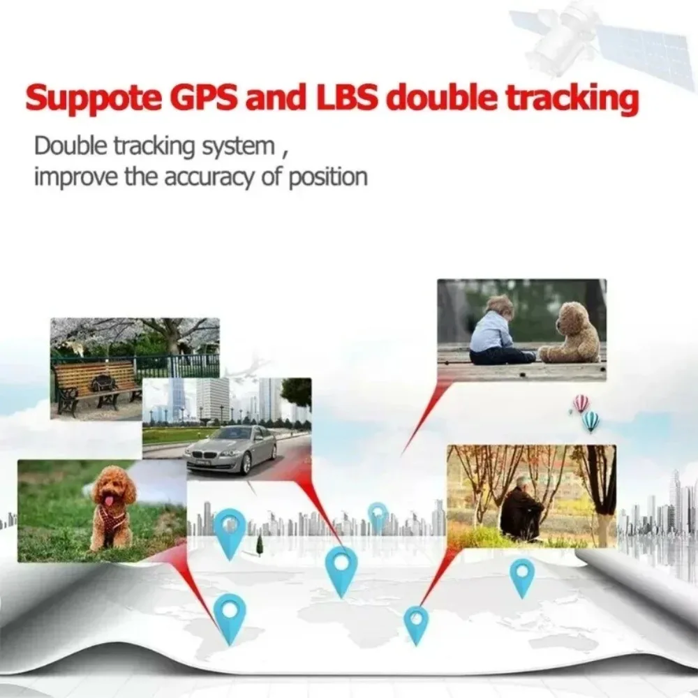 GPS Tracker แม่เหล็กรถติดตาม Anti-Lost Anti-Theft อุปกรณ์ Mini แบบพกพาตําแหน่งที่แม่นยํารถ GPS Locator