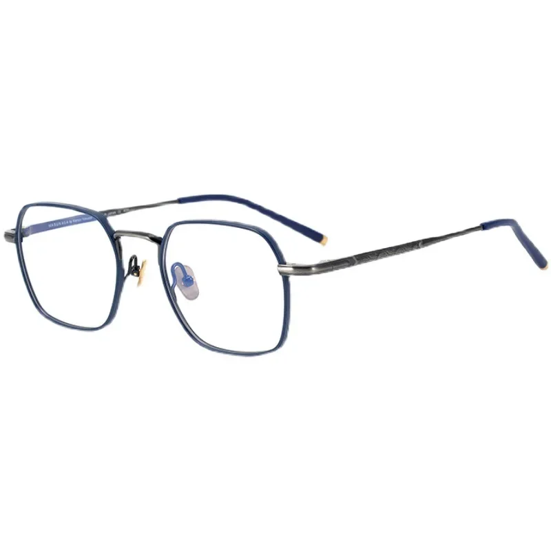 

Specializing in round face, high-end light luxury Japanese trendy brand cooperation, square glasses frame, ultra-l
