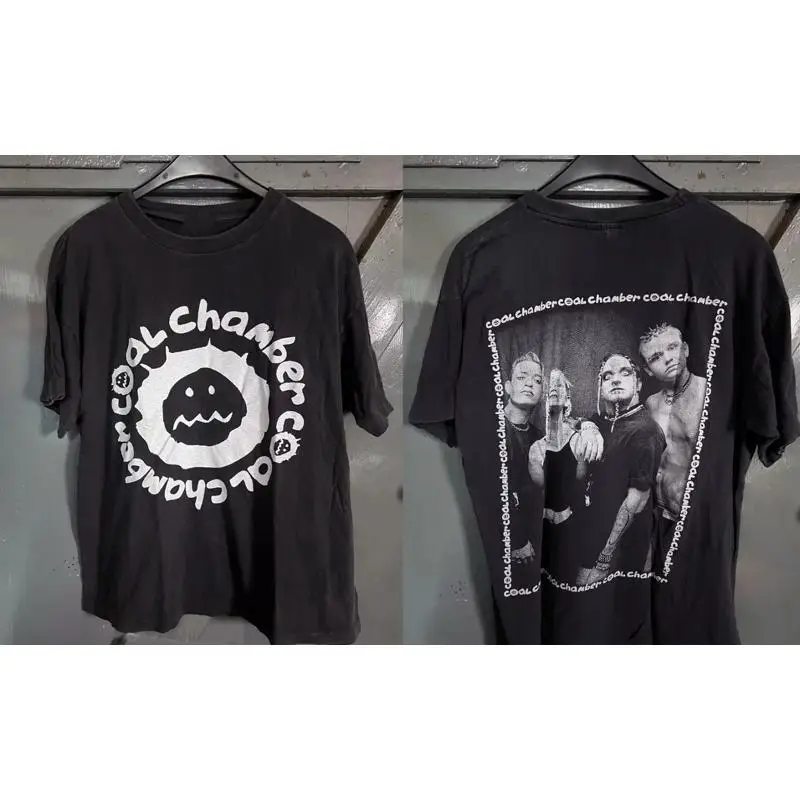 Vintage Coal Chamber Logo 2 Side T Shirt Black All Size AQ110