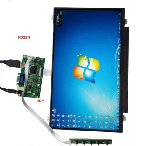 

kit 15.6inch Audio IPS NV156FHM-N42 1920x1080 LCD LED Panel + EDP controller board 30pin VGA HDMI-compatible diy