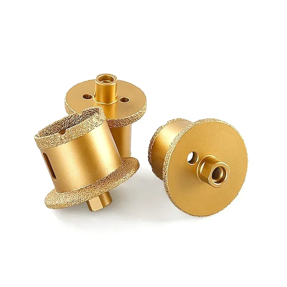Imagem -06 - Soldado Diamante Buraco Broca Viu Núcleo Bit Buraco Abridor M10 Rosca para Mármore Granito Vidro Carreejo Ferramentas de Perfuração 60 mm 65 mm 70 mm