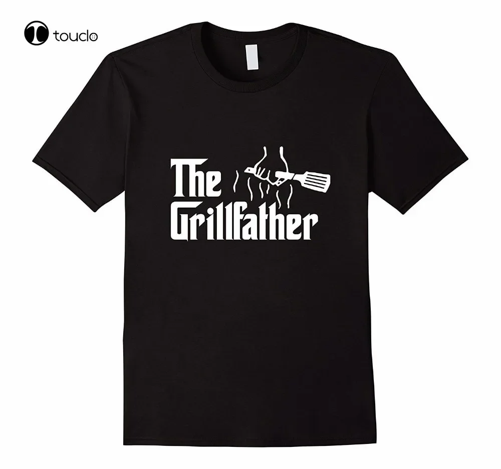 New Pure Cotton Sleeves Hip Hop Fashion O-Neck T Shirt The Grill Father Barbeque And Grilling Male Best Selling Tees Shirt