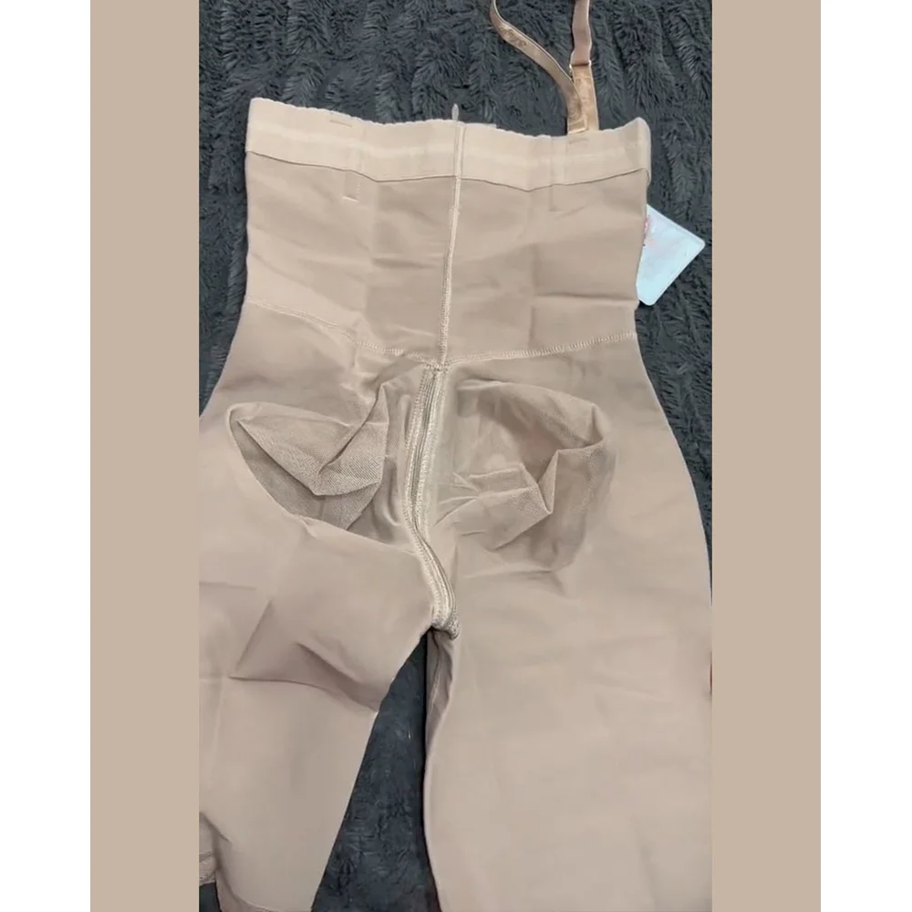 Fajas Colombianas Compresssion Invisible Body Shaper Post Surgery Binders Knee-length Shapewear Waist Trainer Butt Lifter