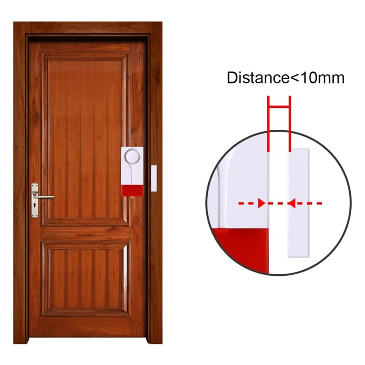 Door Window Open Alarm, Wireless Remote Control Magnetic Sensor Chime Anti Theft Home Security DIY Protection-Elect