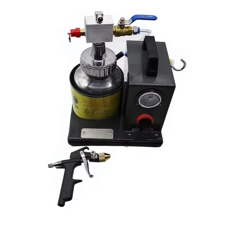 Pneumatic double-head glue brush machine automatic gluing special shoe cover