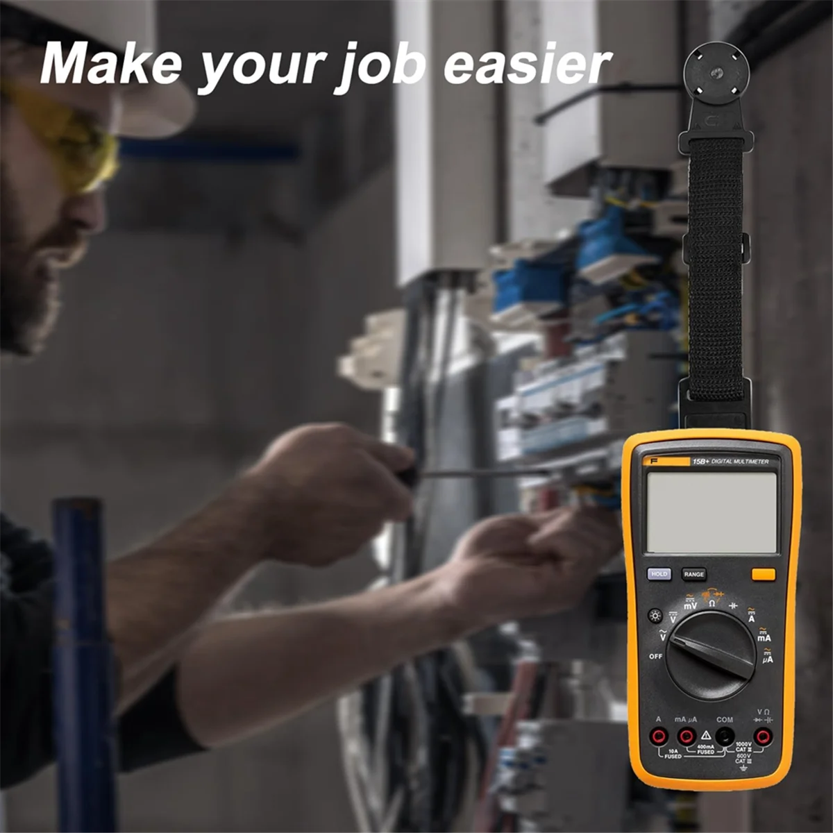 Fluke 디지털 멀티미터용 자석 걸이 스트랩 키트, Fluke 50 II, 70 III, 80 IV, 180 시리즈 SSQ용 걸이 키트 부품