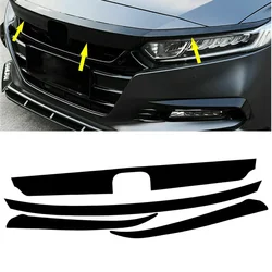 3 Mil Vinyl Material Front Grille Chrome Delete Blackout Precut Vinyl Trim For Honda Accord 2018-2020 Car Sticker