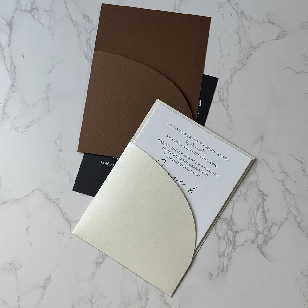 10 قطع من غطاء دعوة الزفاف للجيب، مغلف دعوات بسيطة لعيد الميلاد والخطوبة في عيد الميلاد الخامس عشر، دعوة 5*7 بوصة، يمكنك صنعها بنفسك في