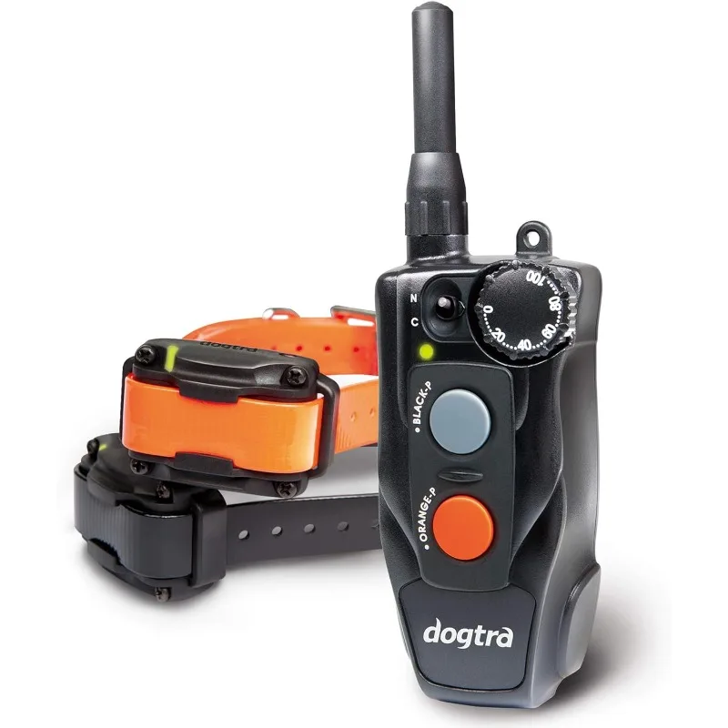 202C Remote Training E-Collar - 1/2 Mile Range - 2-Dogs System, Static, Vibration, Medium Output, Adjustable Levels