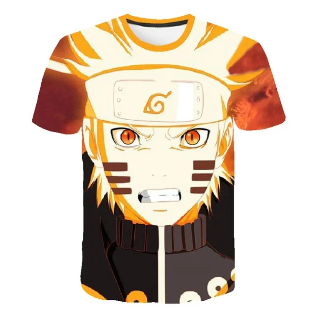 Naruto Boys Girl T-shirt Japan Anime Men's T-shirt 3D Print Uchiha Itachi Short Sleeve Sasuke Men T-shirt Oversized Men Clothing