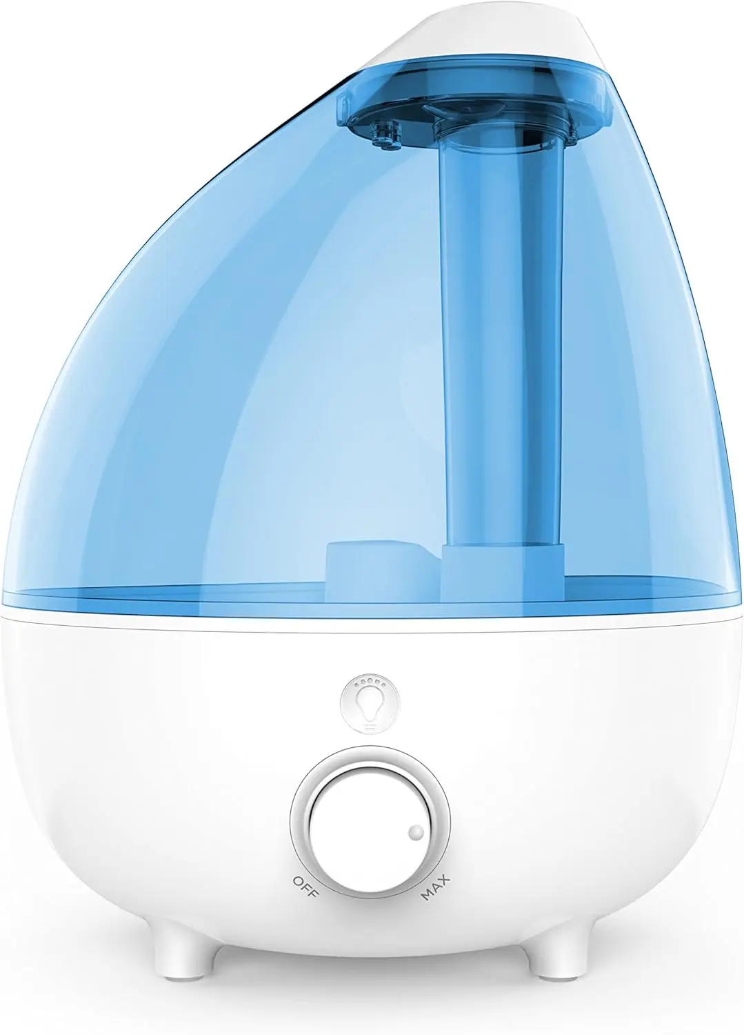 

Ultrasonic Cool Mist Humidifier for Large Rooms, 1 Gallon Tank, Variable Mist Control, Auto Shut-Off, Whisper Quiet