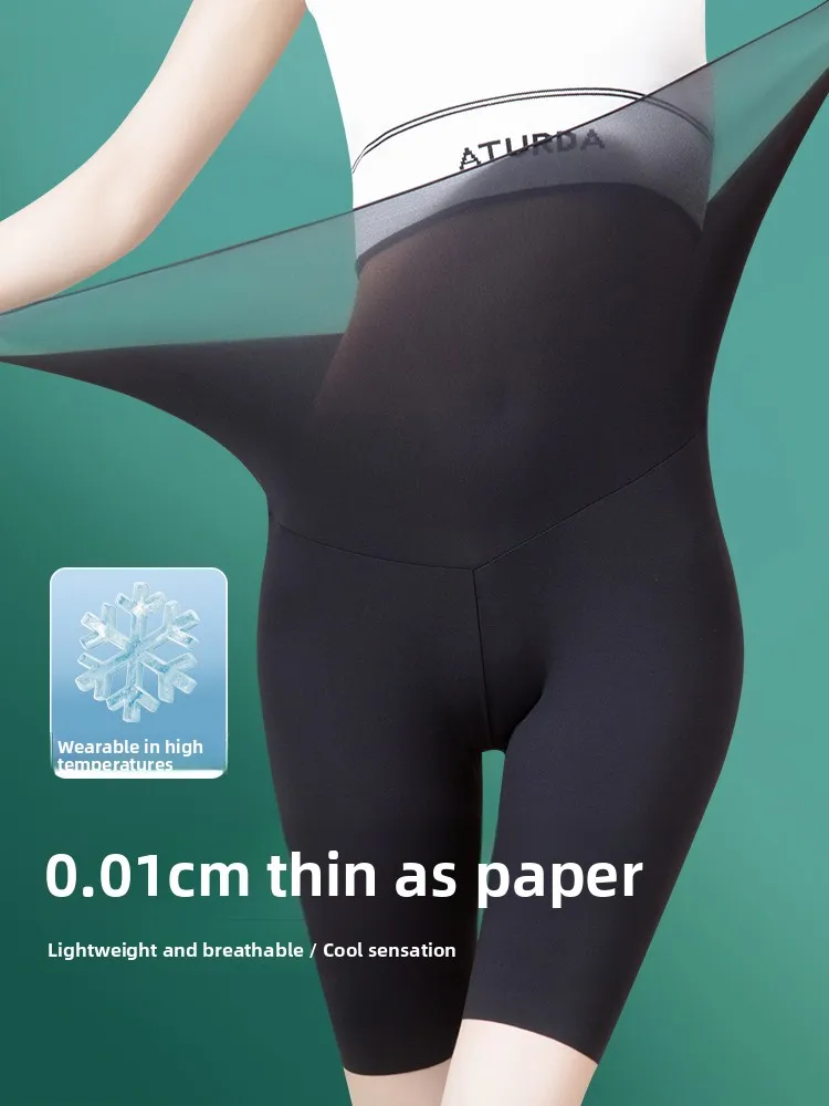초박형 5부 아크스킨 팬츠 여성용 여름 야외 활동용 타이트 블라 베이스 레이어 사이클링 요가 팬츠 플러스 사이즈...