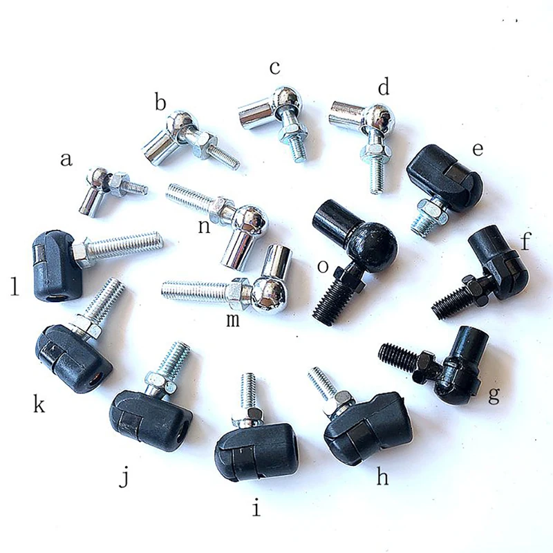 

Car Support Rod Joint Iron Ball Socket Black Korean Head Silver Ball Joint M6/M8/M10 Pneumatic Parts Hardware Accessories