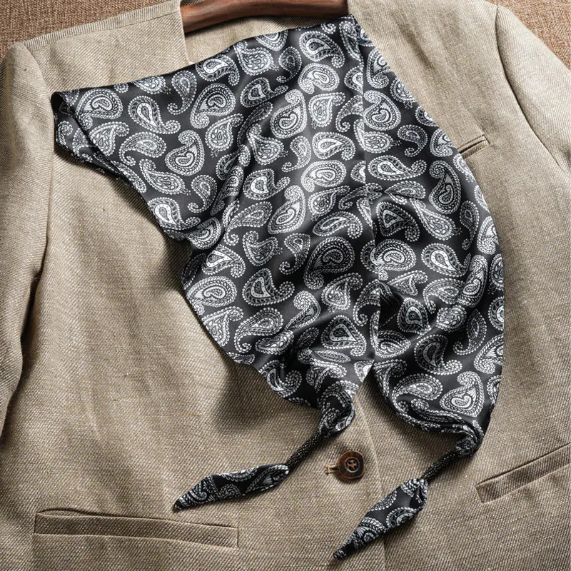 Luxuriöser Schal Damen-Hijab Bedruckter Turban Weiblicher Kopfschmuck Bandana Damen-Schal Wickeltücher Halstuch Foulards Femme Kopftuch – Detail 12