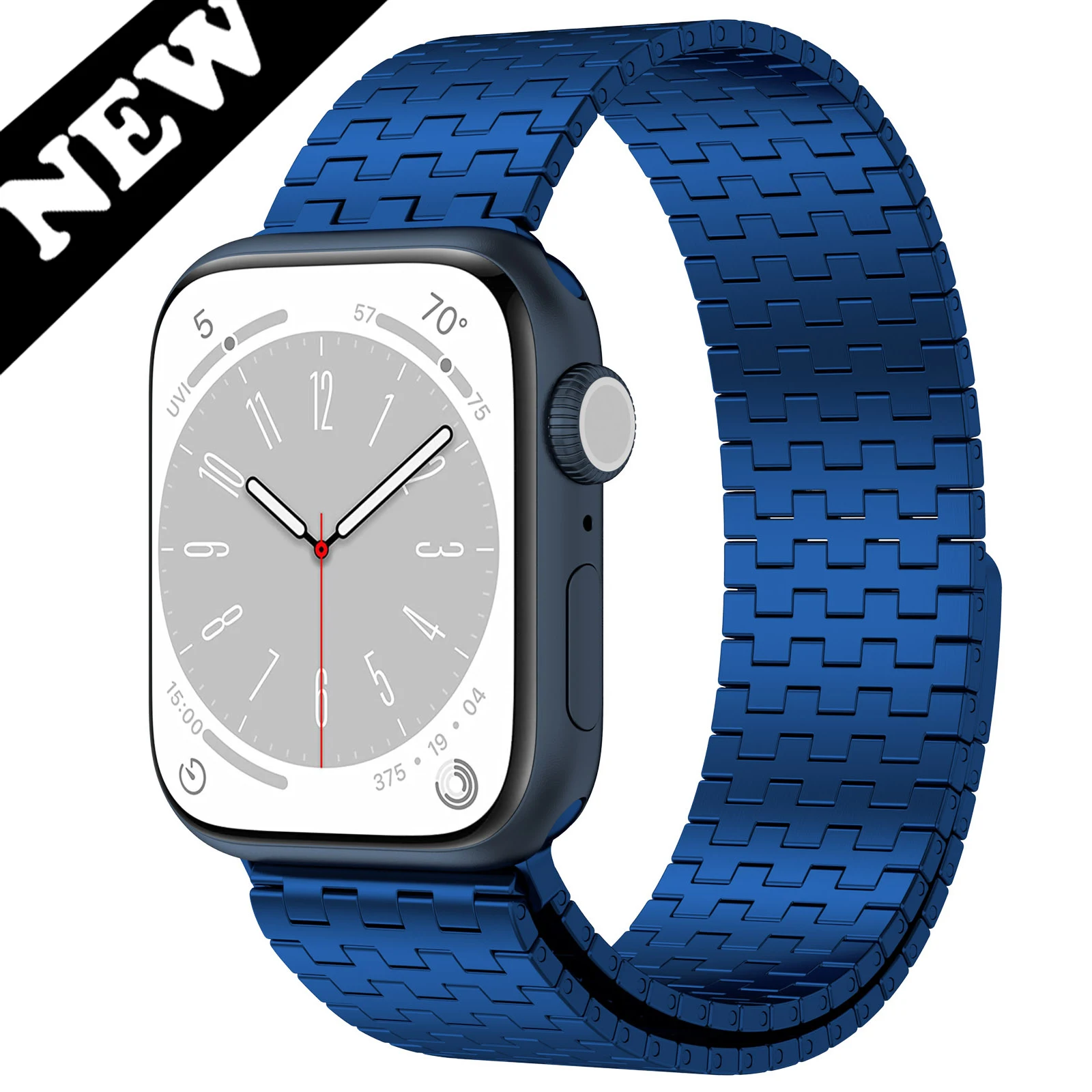 

Magnetic Metal Band for Apple Watch Ultra 49mm 45mm 41mm 44mm 40mm Stainless Steel Strap Bracelet for iWatch Series 8 7 SE 6 5 4