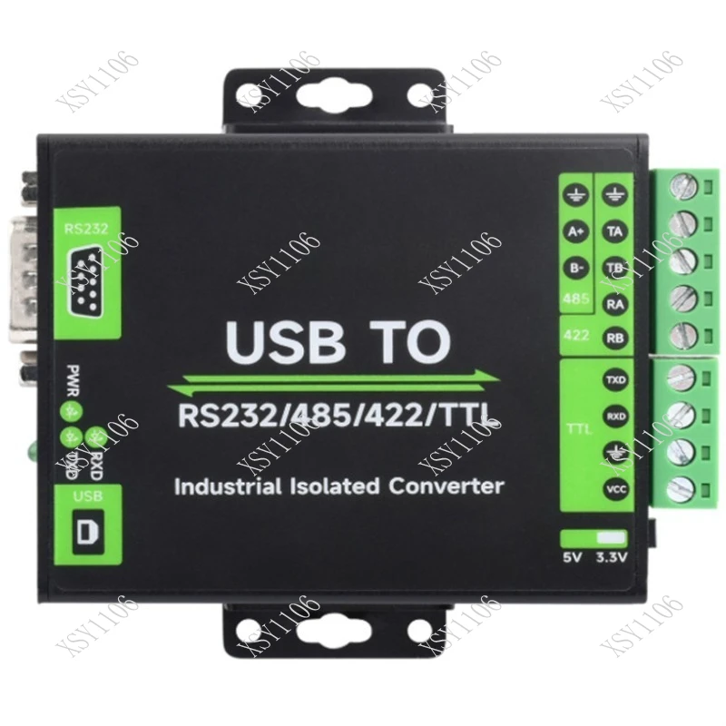 FT232RNL chip USB to RS232/485/422/TTL industrial grade isolation converter