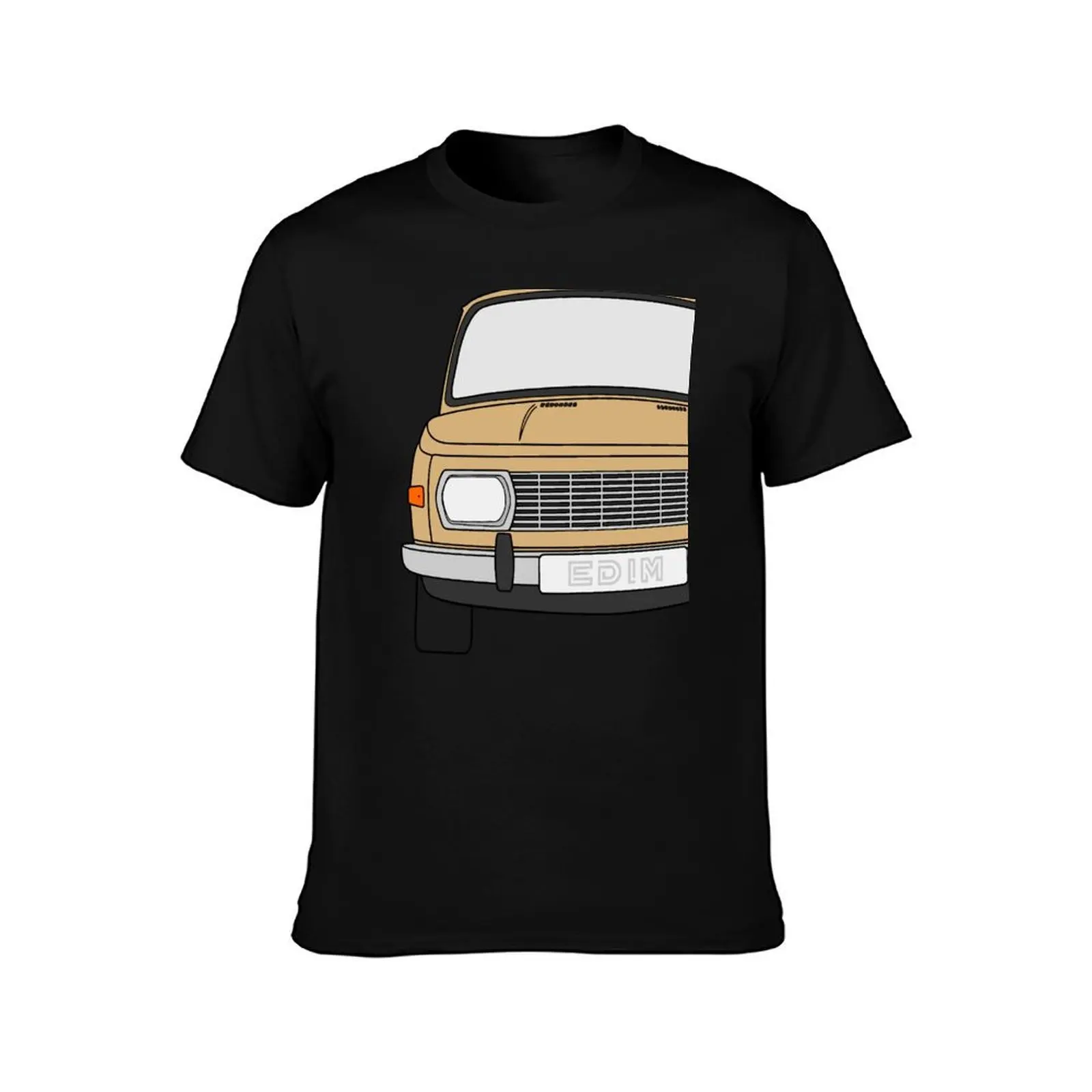 Wartburg 353 beige color T-Shirt Moisture Wicking Athletic T-Shirt view 2