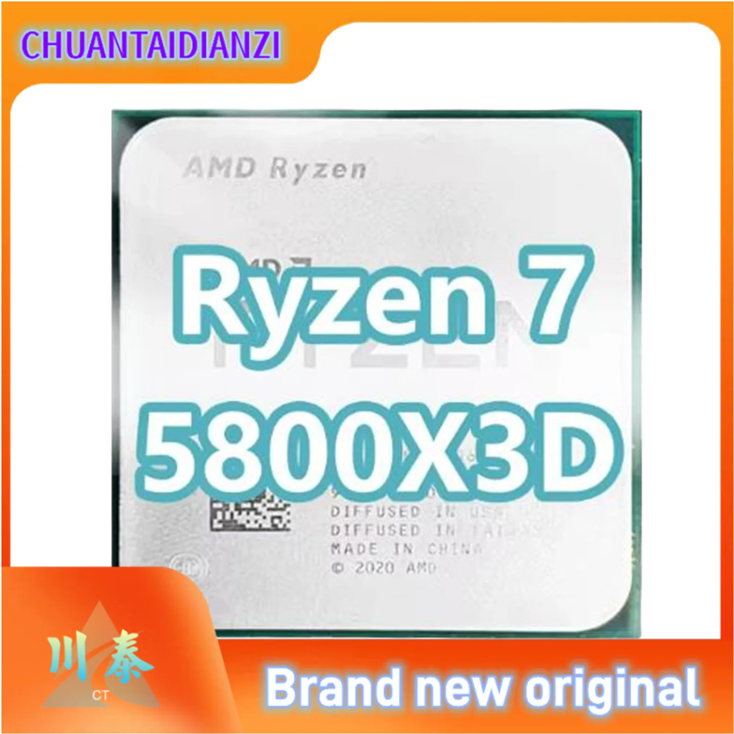 

Ryzen 7 5800X3D CPU 7nm 8 Cores 16 Threads 3.4GHz 96MB 105W processor Socket AM4 For A520 Desktop motherboard R7 5800X3D