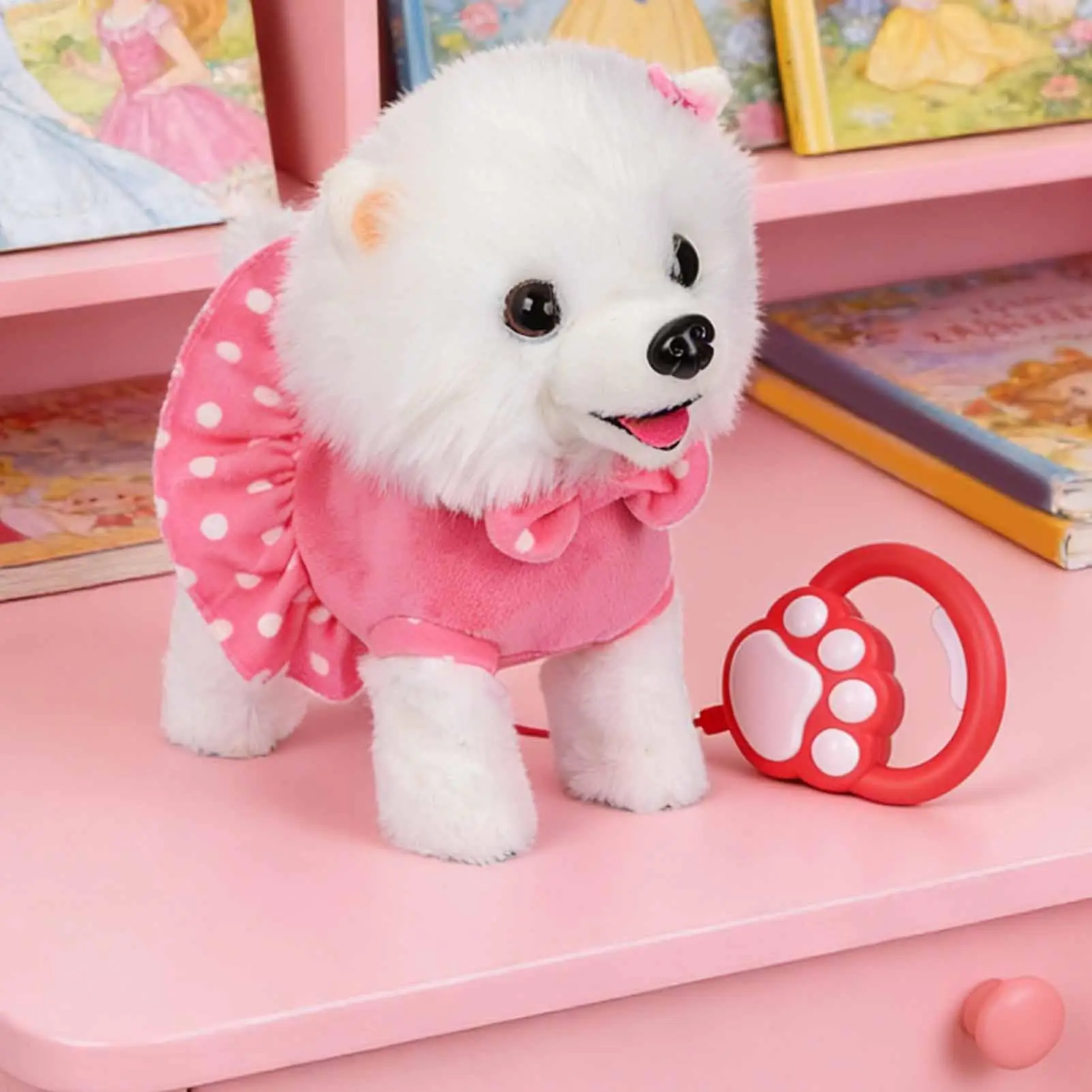 Bellenndes Hundespielzeug für Kinder, elektrische interaktive Stoffpuppe, elektronisches Singspielzeug für Kindertagesstätten, Geburtstagsfeiertage