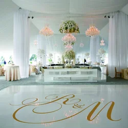 Dance Floor Decal Wedding Floor sticker gold Vinyl Floor sticker Decor Murals  Wedding Party Favors Aisle Runner Décor 3WE36