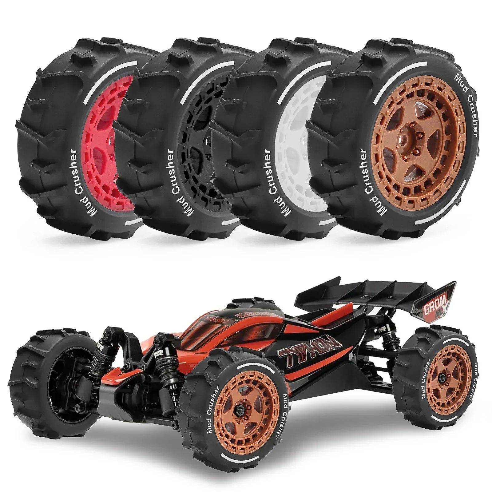 

Шины для Arrma 1/14 Typhon Grom Small Typhoon, шины для песка, шины для снега, шины для пляжа