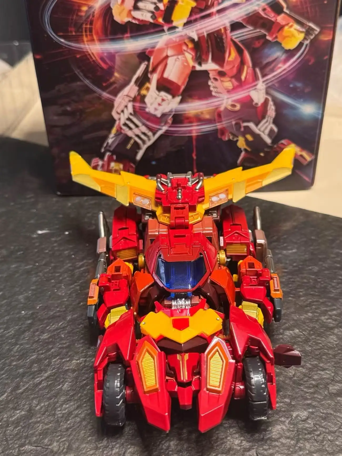 

In Stock Transformation Toys AM01 AM-01 Rodimus Hot Rod Steel Machine God Movable Robot Doll Model Toy Collection Gift