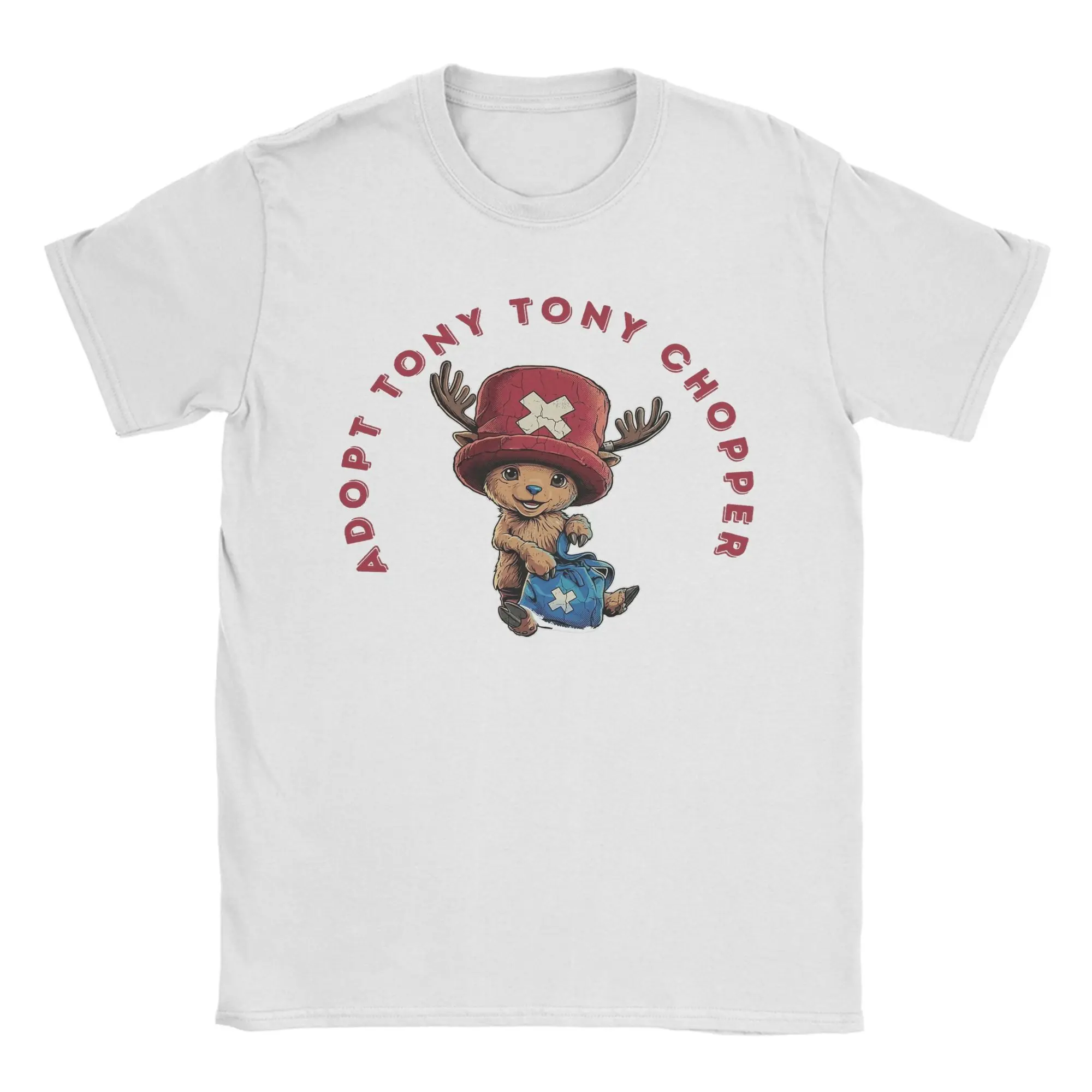 One Piece Tony Tony Chopper Reindeer Doctor Printed T-shirt Men's and Women's T-shirt T-shirt 2026 Summer Tee Streetwear Casual