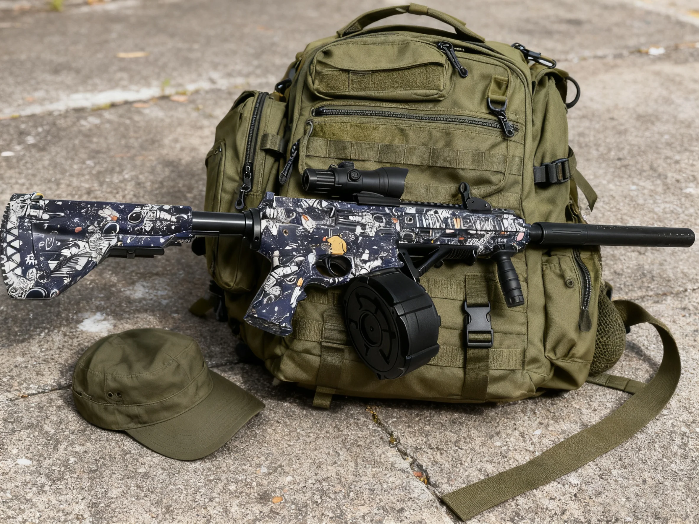 Cadeau parfait pour les garçons et les adolescents! Pistolet jouet Galaxy Gel Ball Blaster - 500 tours pistolet électrique automatique longue portée bataille en plein air amusante