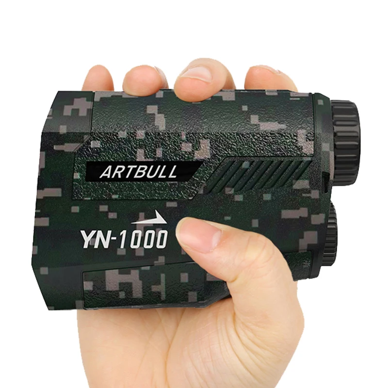 ARTBULL 1000 m Laser-Golf-Entfernungsmesser für Jagdteleskop mit Flag-Lock Slope Pin Laser-Entfernungsmesser 650 m