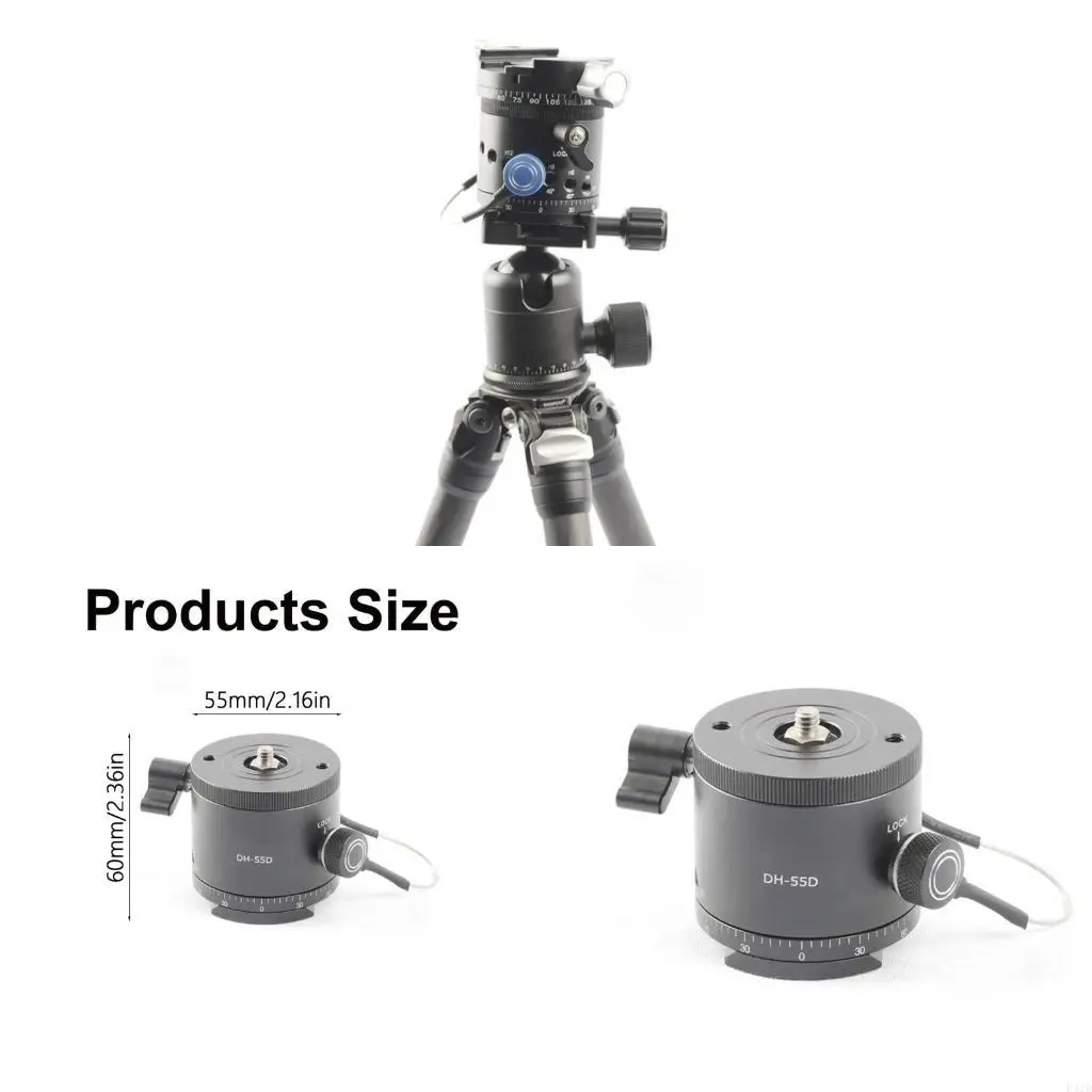 

F42D Точные панорамные индексирующие поворотные головки штатива с панорамной индексацией для зеркальных камер, деление на 360 10