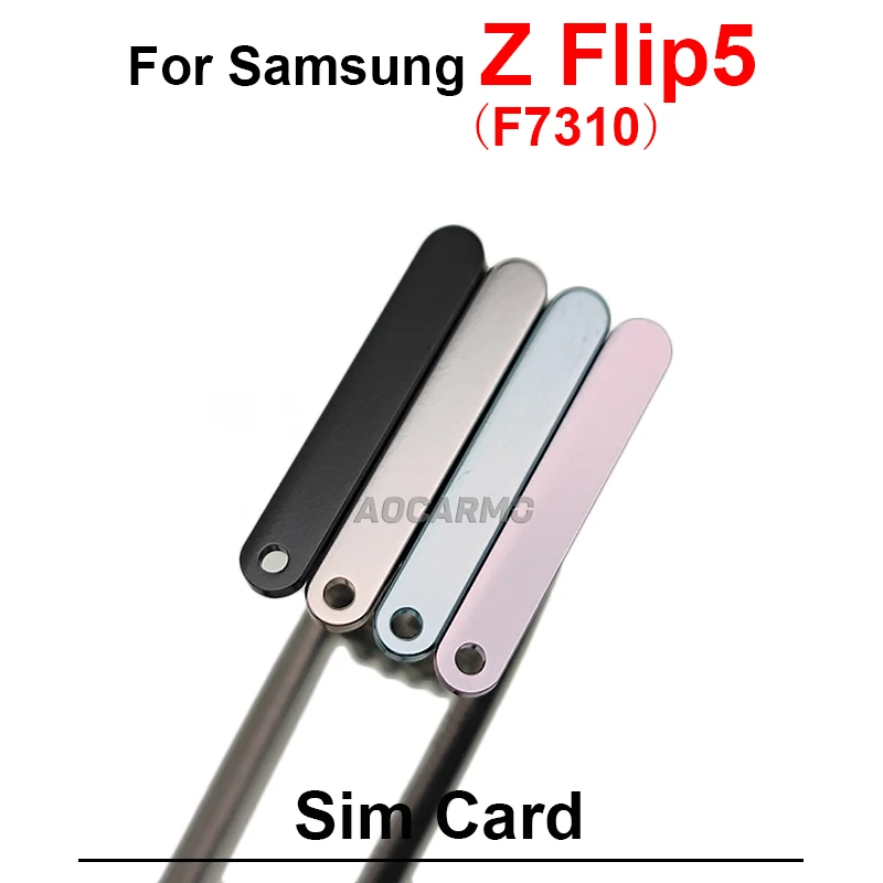 For Samsung Galaxy Z Flip 5 6 Flip6 Sm-F741 Flip5 SM- F7310 Sim Card Sim Tray Holder Slot Repair Part