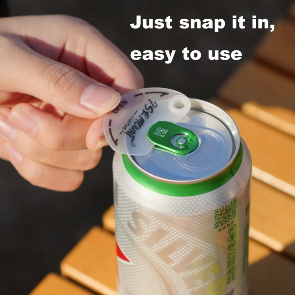 علب إغلاق غطاء المحمولة يمكن غطاء المشروبات يمكن غطاء المشروبات الغبار الحرة السدادة الغذاء الصف غطاء البيرة حامي التخييم الملحقات #6