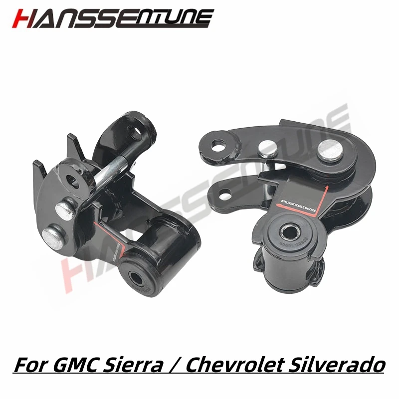 4x4 Suspension Rear Shackle Lift Kit 2WD 4WD For GMC Sierra Chevrolet Silverado 2006 - 2022