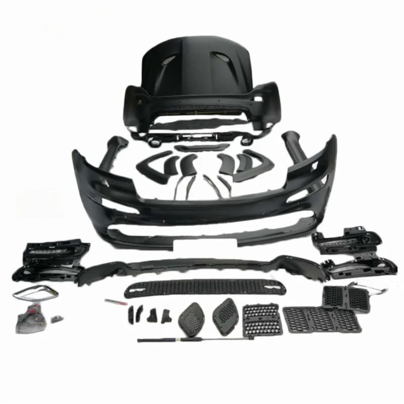 Exterior Facelift Upgrade Mod Assembly, Complete Body Conversion Refitting Kit, Bolt‑on Parts Specific Vehicle