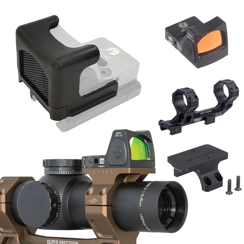 

Tactical RM Red Dot Sight Scope Protector Cover Airsoft GLOCK 17 19 Kill Flash Hunting Mount 25.4mm 30mm Riflescopes AR15Optical