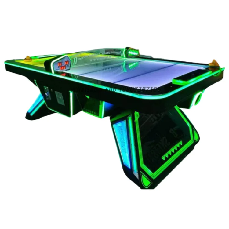 Indoor Arcade Coin Operated Game Colorful Ultra Thin Air Hockey Machine Competition Table Sports