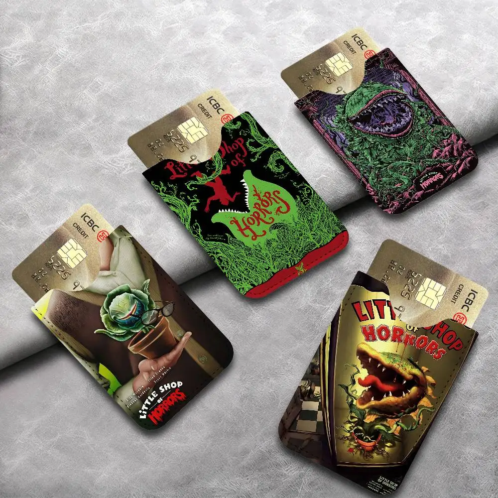 Little shop of Horrors New Leather Card Small Retro Cowhide Coin Purse Men/Women Luxury Card Holder view 3