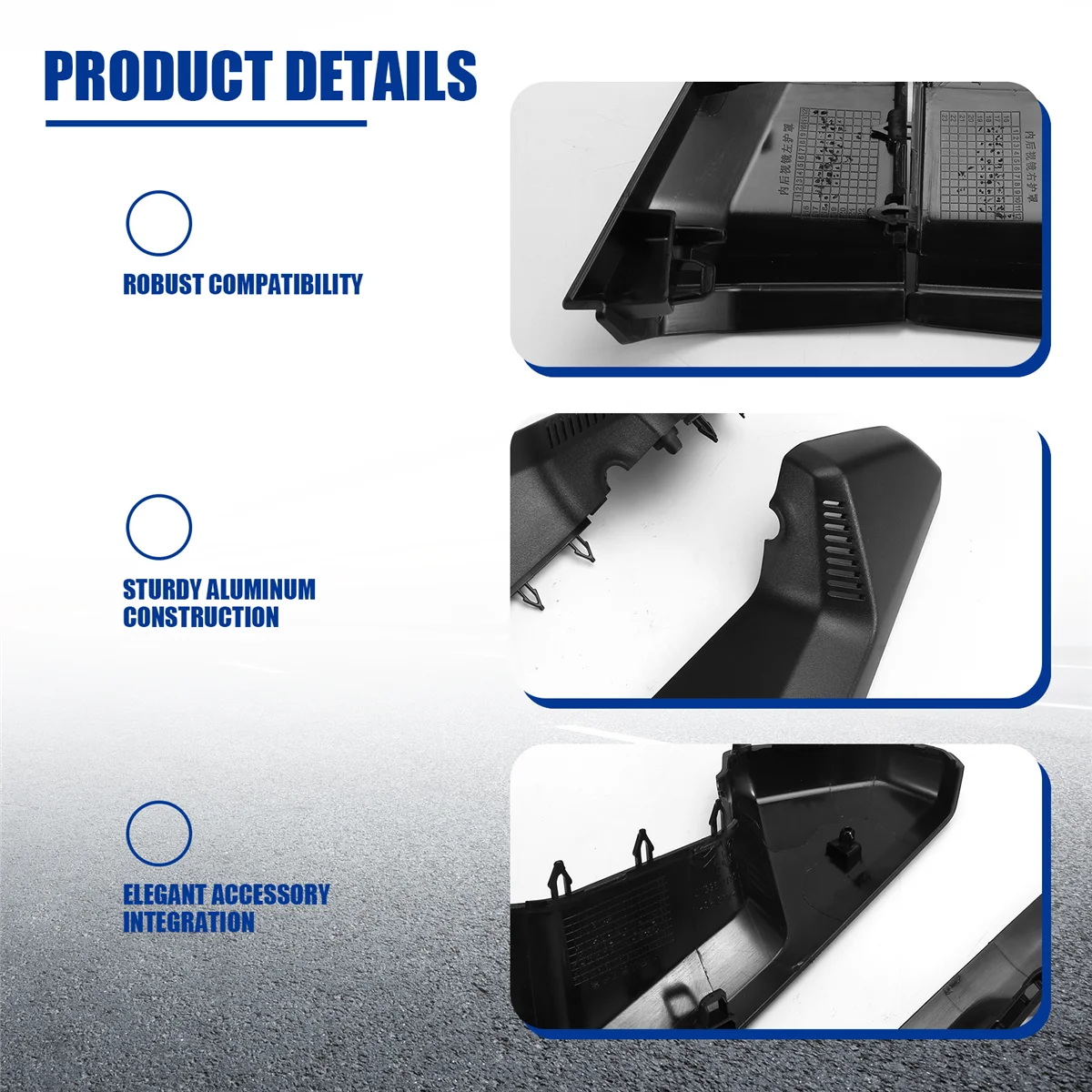 YL 004222 XT YL 004220 XT per 3008 4008 5008 C5 DS7 DS9 Base specchietto retrovisore Copertura sensore pioggia riflettente