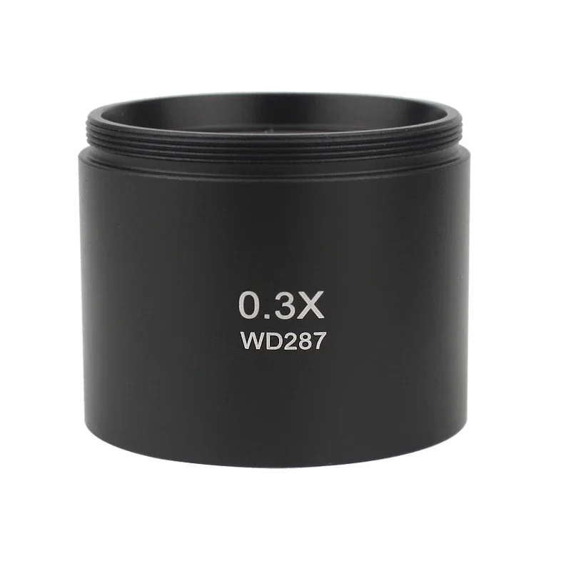 0.3X 0.5X 0.7X 0.75X 1X 1.5X 2X Auxiliary Objective Lens 48mm Thread Barlow Lens For Binocular Trinocular Zoom Stereo Microscope