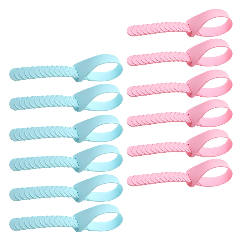 12 Pcs Toilet Lid Lifter Seat Closestool Handle Cover Uncover Anti-Dirty Bathroom Silica Gel Accessory Accessories Child