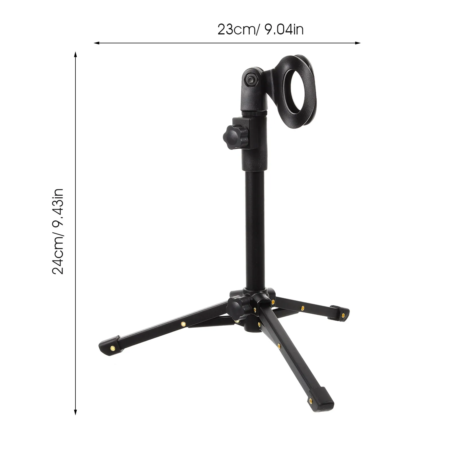 Microphone Stand Adjustable Holder Mount Halloween Christmas New Year Podcast Mic Stands Podcast Microphone Stands Metal