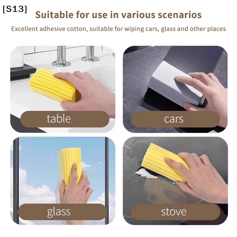 Magical Dust Cleaning Sponge Sponge Damp Clean Duster For Cleaning Blinds Glass Baseboards Vents Railings Mirrors Window[S13][Q]