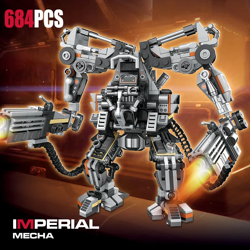 

Креативный комплект строительных блоков MOC Combat APU Mecha Robot, WWII, американские классические игры, военная броня, модель, кирпичи, игрушки, подарки для детей