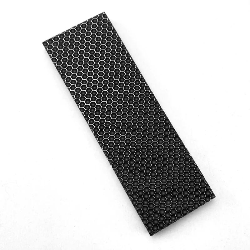 Mango de cuchillo de resina, tablero de nido de abeja de piel de serpiente, Material colgante DIY, herramientas EDC