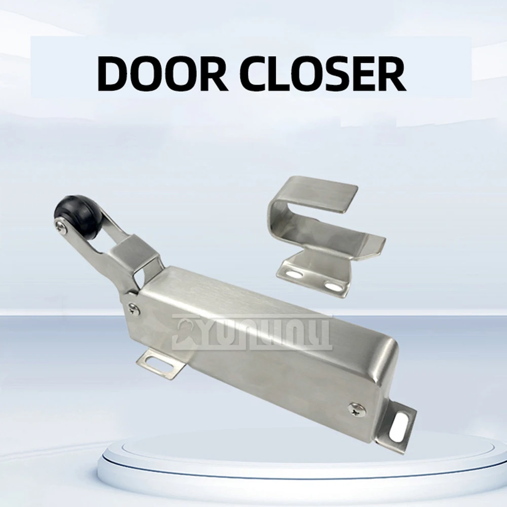 Freezer door closer sliding door closing return hydraulic stainless steel door closer automatic return door lock