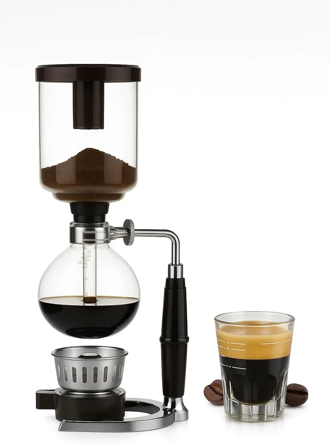 400ml Syphon Coffee Siphon Brewer 5 Cup Vacuum Coffee Maker for Cold Brew