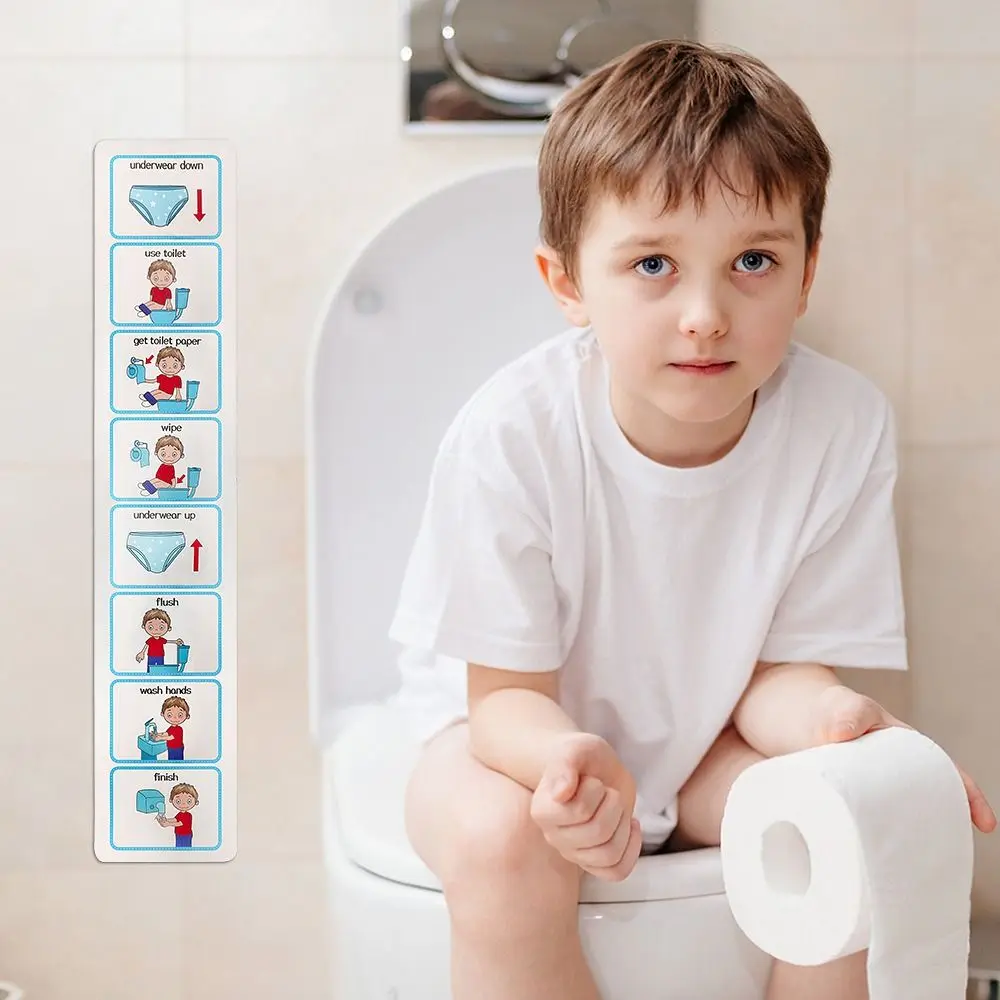 Interactive Toilet Training Chart Life Skills Toddler Training Toilet Learning Aid Motivational Kids Toilet Planner