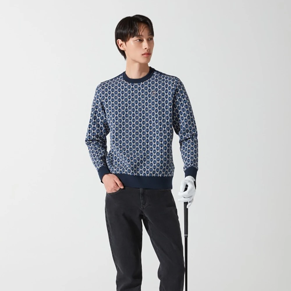 MUNSINGWEAR Moda Novo Coreano Masculino Outono Golf Wear Encantador High-end Marca Suéteres Luxuosos e Elegantes